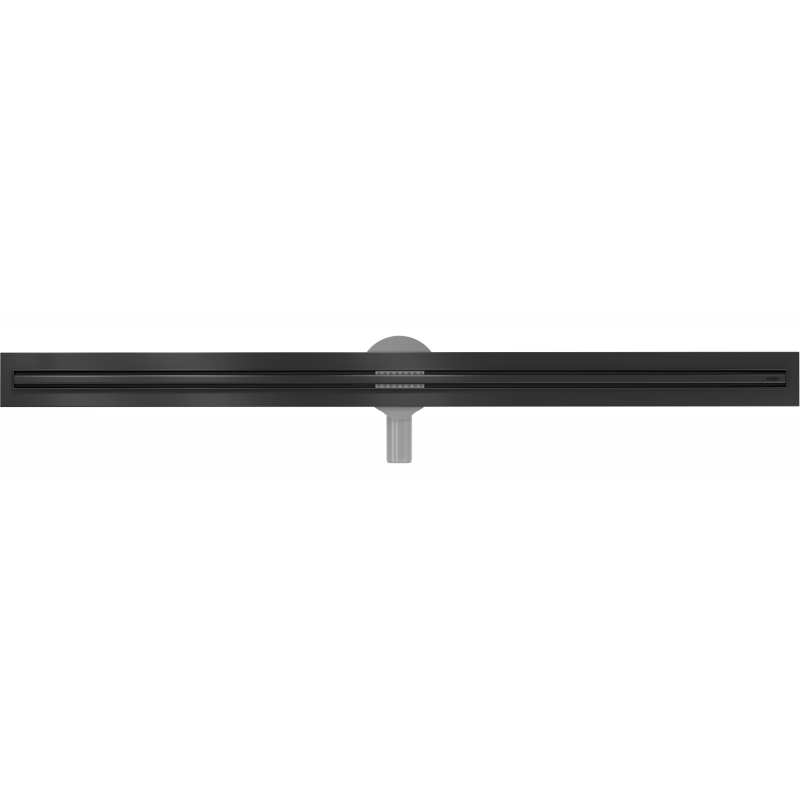Mexen Flat 360° Slim Drehbarer Linienablauf 140 cm, schwarz - 1741140