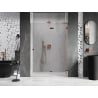 Mexen Lunar L Duschdrehtür rechts 135 cm, transparent, Roségold - 834L-135-000-60-00-P