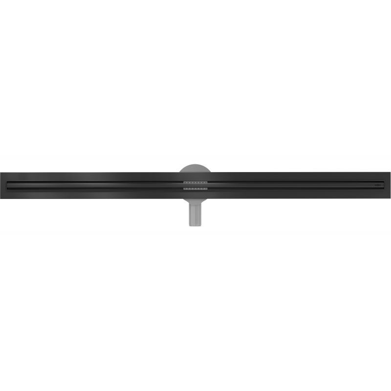 Mexen Flat 360° Slim Drehbarer Linienablauf 150 cm, schwarz - 1741150
