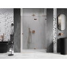 Mexen Lunar L rechte Duschtür, 140 cm, transparent, Roségold - 834L-140-000-60-00-P