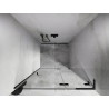 Mexen Lunar L Duschdrehtür rechts 80 cm, transparent, gebürstetes Gun Gray - 834L-080-000-66-00-P
