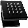 Mexen seitliche Aufputzdüse, schwarz - 79360-70