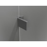 Mexen Lunar L Duschdrehtür rechts 120 cm, transparent, Gun-Metal - 834L-120-000-95-00-P