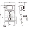 Mexen Tex Air XS-F pneumatische Unterputzrahmen für WC - 61800A