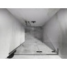 Mexen Lunar L Duschdrehtür, rechts, 115 cm, transparent, gebürsteter Nickel - 834L-115-000-97-00-P