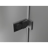 Mexen Lunar-F Falttür-Dusche rechts 75 cm, transparent, gebürstetes Gun Gray - 836-075-000-66-00-P