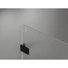 Mexen Lunar-F Duschfaltür rechts 70 cm, transparent, schwarz - 836-070-000-70-00-P