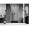 Mexen Lunar-F Falttür rechts 80 cm, transparent, schwarz - 836-080-000-70-00-P