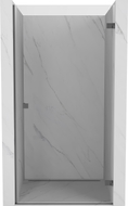 Mexen Lunar-B Duschkabinentür rechtsanschlagend 65 cm, transparent, Gun Metal - 832-065-000-95-00-P