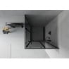 Mexen Rio quadratische Duschkabine 80 x 80 cm, Graphit, schwarz - 860-080-080-70-40