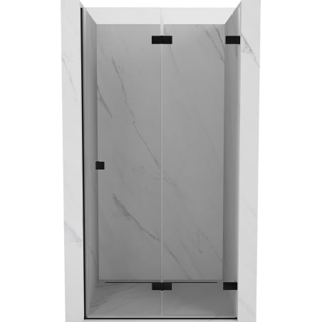 Mexen Lunar-F Klapptür für die Dusche rechts 100 cm, transparent, schwarz - 836-100-000-70-00-P