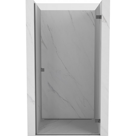 Mexen Lunar-B Duschdrehtür rechts 100 cm, transparent, Gun Metal - 832-100-000-95-00-P