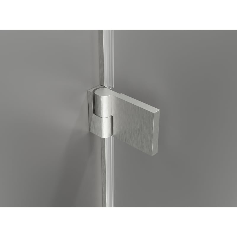 Mexen Lunar-B Duschschwingtür rechts 70 cm, transparent, gebürsteter Nickel - 832-070-000-97-00-P