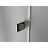 Mexen Lunar-B Duschdrehtür rechts 80 cm, transparent, gebürstetes Nickel - 832-080-000-97-00-P