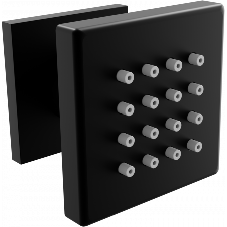 Mexen Cube Aufputz-Seitendüse, schwarz - 79360-70