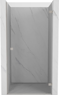 Mexen Lunar-B Duschfalttür rechts 85 cm, transparent, gebürsteter Nickel - 832-085-000-97-00-P