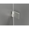 Mexen Lunar-B Duschdrehtür rechts 100 cm, transparent, gebürsteter Nickel - 832-100-000-97-00-P