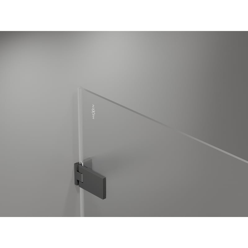 Mexen Lunar-F Falttür rechts 100 cm, transparent, Gun Metal - 836-100-000-95-00-P