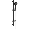 Mexen DQ40 schwarzes, verschiebbares Duschset - 785404581-70