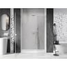 Mexen Lunar-B L Duschabtrennung, links, 135 cm, transparent, weiß - 832SL-135-050-20-00-L