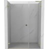 Mexen Lunar-B L Duschdrehtür links 140 cm, transparent, gold - 832SL-140-050-50-00-L