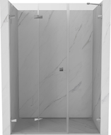 Mexen Lunar-F faltbare Duschabtrennung links 115 cm, transparent, Chrom - 836S-115-050-01-00-L
