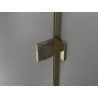 Mexen Lunar-B Duschdrehtür links 115 cm, transparent, gold - 832S-115-050-50-00-L
