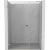Mexen Lunar-B Duschpendeltür links 140 cm, transparent, gold - 832S-140-050-50-00-L