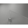 Mexen Lunar-F Duschfaltwand links 130 cm, transparent, Chrom - 836S-130-050-01-00-L