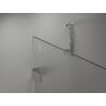 Mexen Lunar-F Duschfaltwand links 130 cm, transparent, Chrom - 836S-130-050-01-00-L