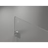 Mexen Lunar-F faltbare Duschabtrennung links 135 cm, transparent, Chrom - 836S-135-050-01-00-L