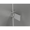 Mexen Lunar-F faltbare Duschabtrennung links 140 cm, transparent, Chrom - 836S-140-050-01-00-L