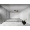 Mexen Lunar-B Schwenktür Duschwand links 145 cm, transparent, gold - 832S-145-050-50-00-L