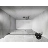 Mexen Lunar-B L schwenkbare Duschkabinentür links 150 cm, transparent, gebürstet Gun Gray - 832SL-150-050-66-00-L