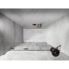 Mexen Lunar-F Falttür für Dusche links 125 cm, transparent, gebürstetes Kupfer - 836S-125-050-65-00-L
