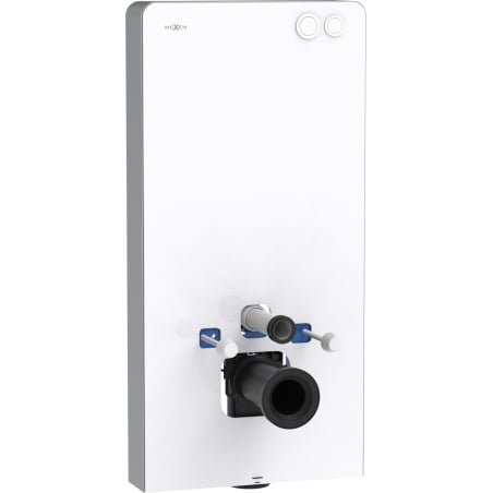 Mexen Tex Air G Aufputzrahmen pneumatisch für WC, weißes Glas - 61150A-20