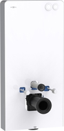 Mexen Tex Air G Aufputzrahmen pneumatisch für WC, weißes Glas - 61150A-20