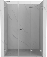 Mexen Lunar-F Falttür, rechts 110 cm, transparent, Chrom - 836S-110-050-01-00-P