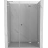 Mexen Lunar-F Duschfaltwand rechts 130 cm, transparent, Chrom - 836S-130-050-01-00-P