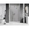 Mexen Lunar-F faltbare Duschkabinentür rechts 140 cm, transparent, Chrom - 836S-140-050-01-00-P