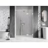Mexen Lunar-F Duschfaltwand rechts 125 cm, transparent, weiß - 836S-125-050-20-00-P