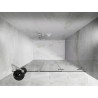Mexen Lunar-F Falttür für Duschkabine rechts 150 cm, transparent, weiß - 836S-150-050-20-00-P