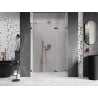 Mexen Lunar-F Falttür Dusche rechts 115 cm, transparent, Roségold - 836S-115-050-60-00-P