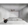 Mexen Lunar-F faltbare Duschkabinentür rechts 145 cm, transparent, Roségold - 836S-145-050-60-00-P
