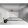 Mexen Lunar-F Falttür-Duschkabine rechts 125 cm, transparent, gebürstetes Kupfer - 836S-125-050-65-00-P