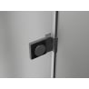 Mexen Lunar-B Duschdrehtür links 115 cm, transparent, Gunmetal - 832S-115-050-95-00-L