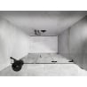 Mexen Lunar-F Duschfaltwand rechts 140 cm, transparent, schwarz - 836S-140-050-70-00-P