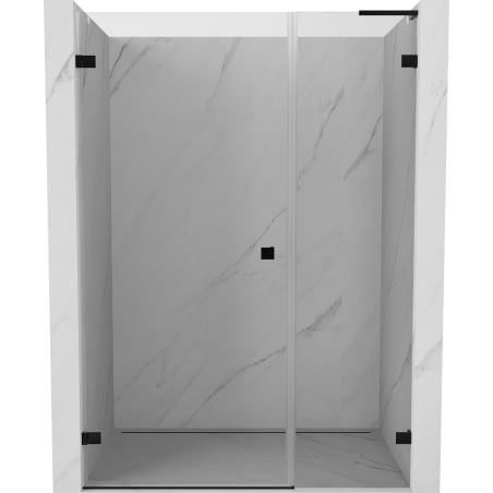 Mexen Lunar-B L Duschdrehtür links 110 cm, transparent, schwarz - 832SL-110-050-70-00-L