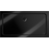 Mexen Flat rechteckige Duschwanne slim 120 x 70 cm, schwarz, schwarzer Siphon - 40707012B