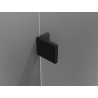 Mexen Lunar-B L Duschdrehtür links 115 cm, transparent, schwarz - 832SL-115-050-70-00-L